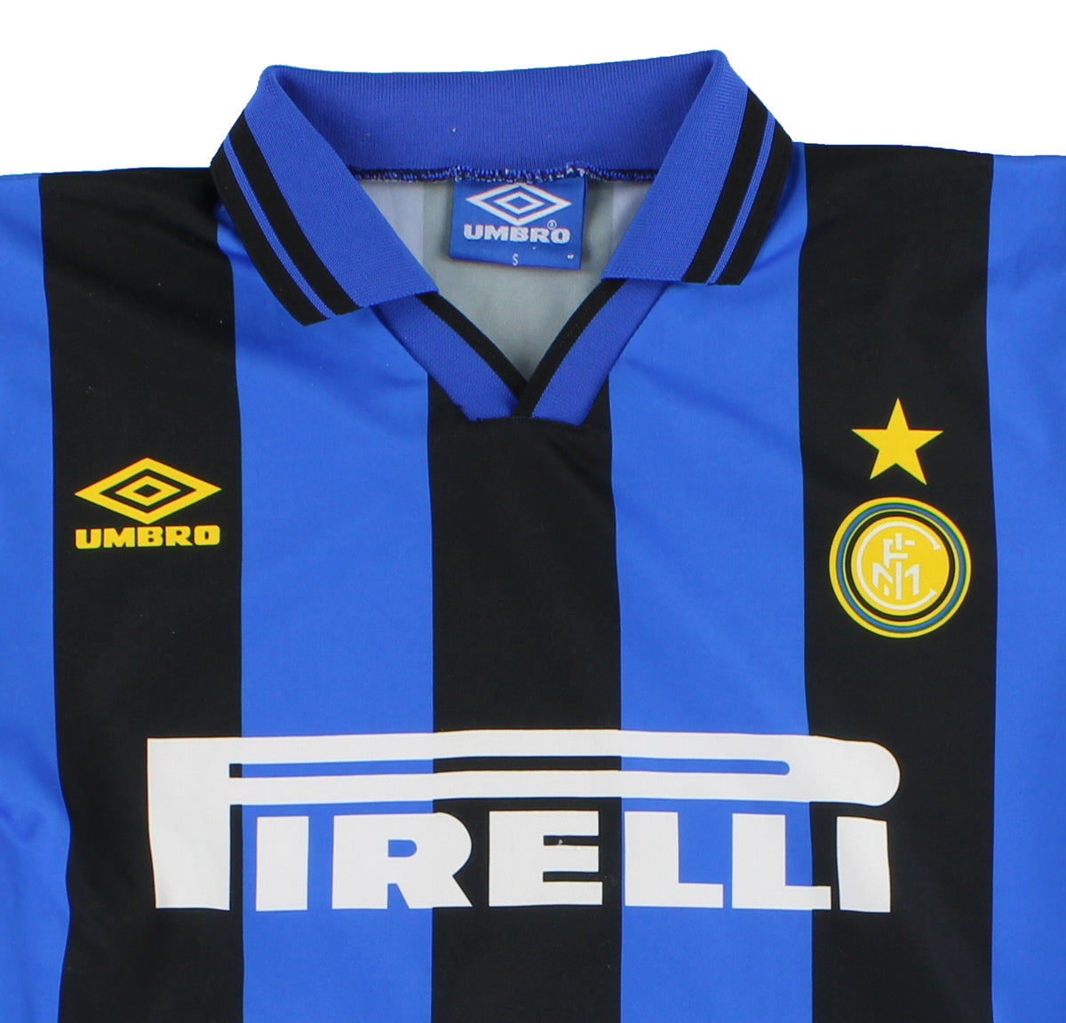 1995-96 Inter Milan Umbro Basic Home Shirt Close
