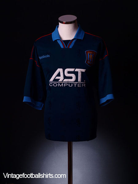 1995-97 Aston Villa Away Shirt M Football Shirt