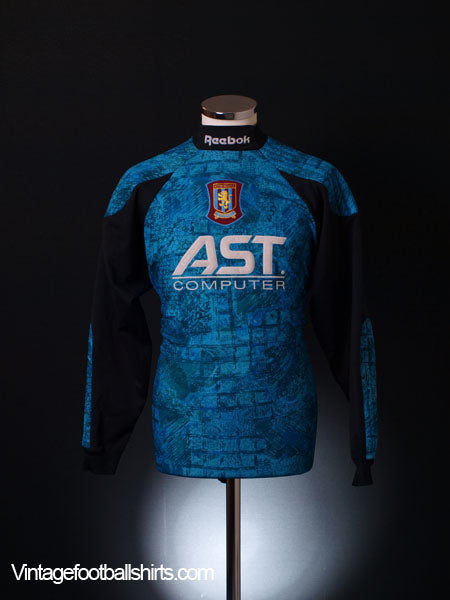 1995-97 Aston Villa Goalkeeper Shirt M Football Shirt