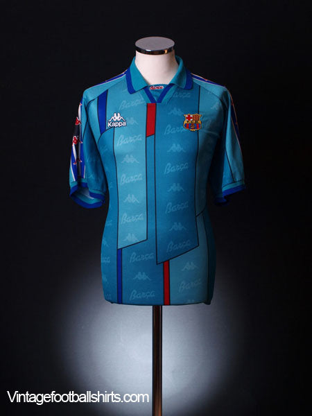 1995-97 Barcelona Away Shirt XL Football Shirt