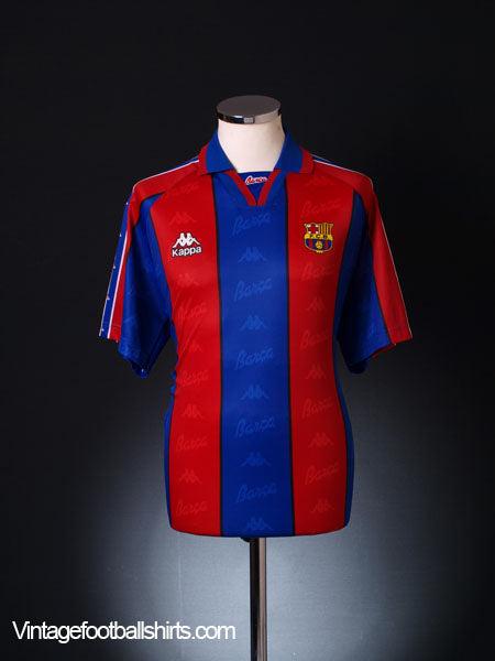 1995-97 Barcelona Basic Home Shirt M Football Shirt