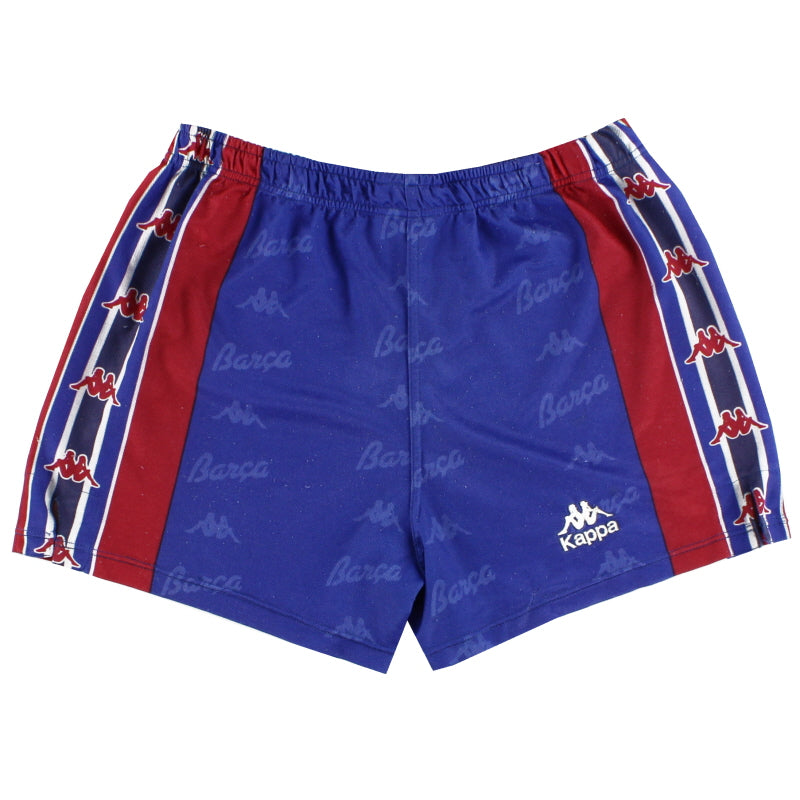 1995-97 Barcelona Home Shorts *As New* L Football Shorts