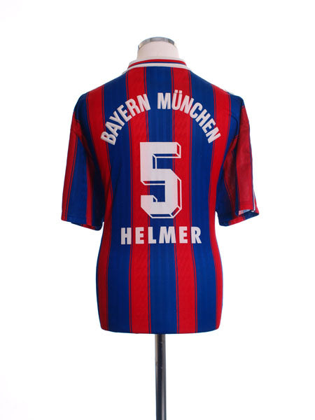 1995-97 Bayern Munich Home Shirt Helmer #5 XL Football Shirt