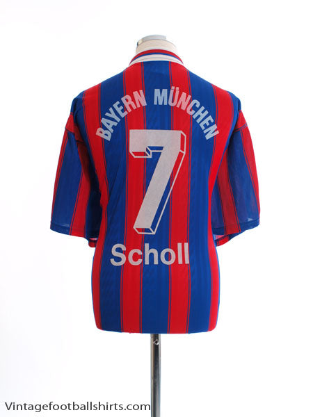 1995-97 Bayern Munich Home Shirt Scholl #7 XXL Football Shirt