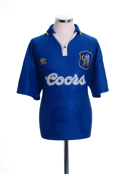 1995-97 Chelsea Home Shirt L Football Shirt