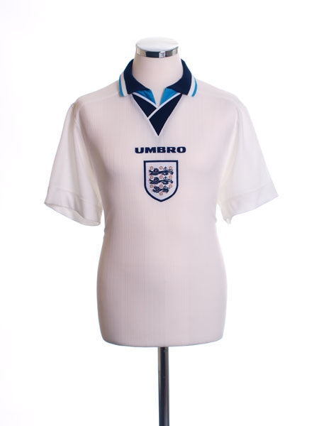 1995-97 England Home Shirt L Football Shirt