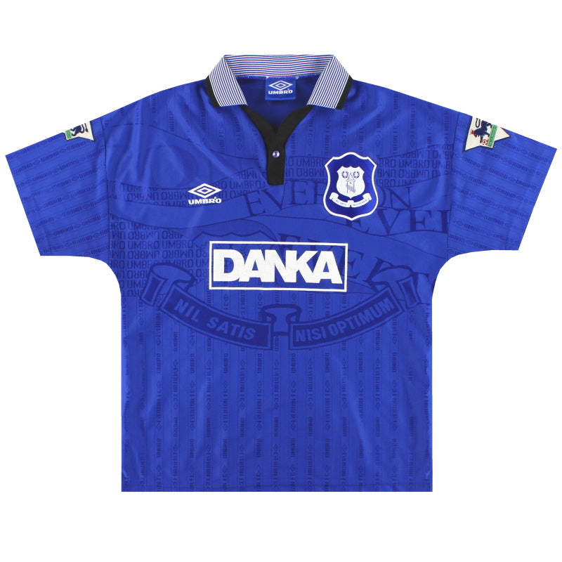 1995-97 Everton Umbro Home Shirt M Football Shirt
