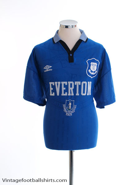 1995-97 Home Farm Everton Home Shirt *Mint* L Football Shirt
