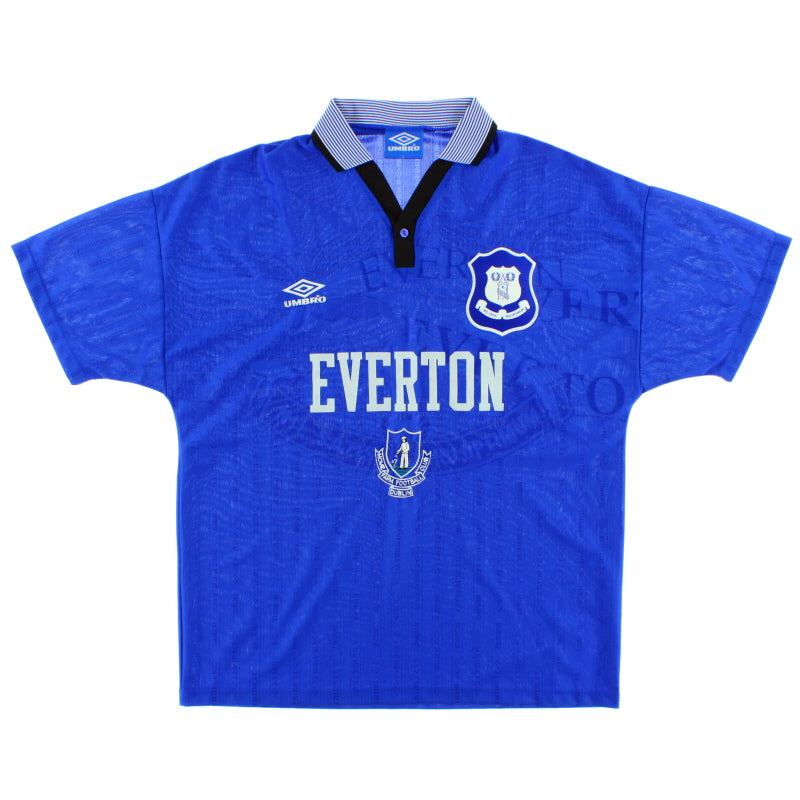 1995-97 Home Farm Everton Home Shirt *Mint* L Football Shirt