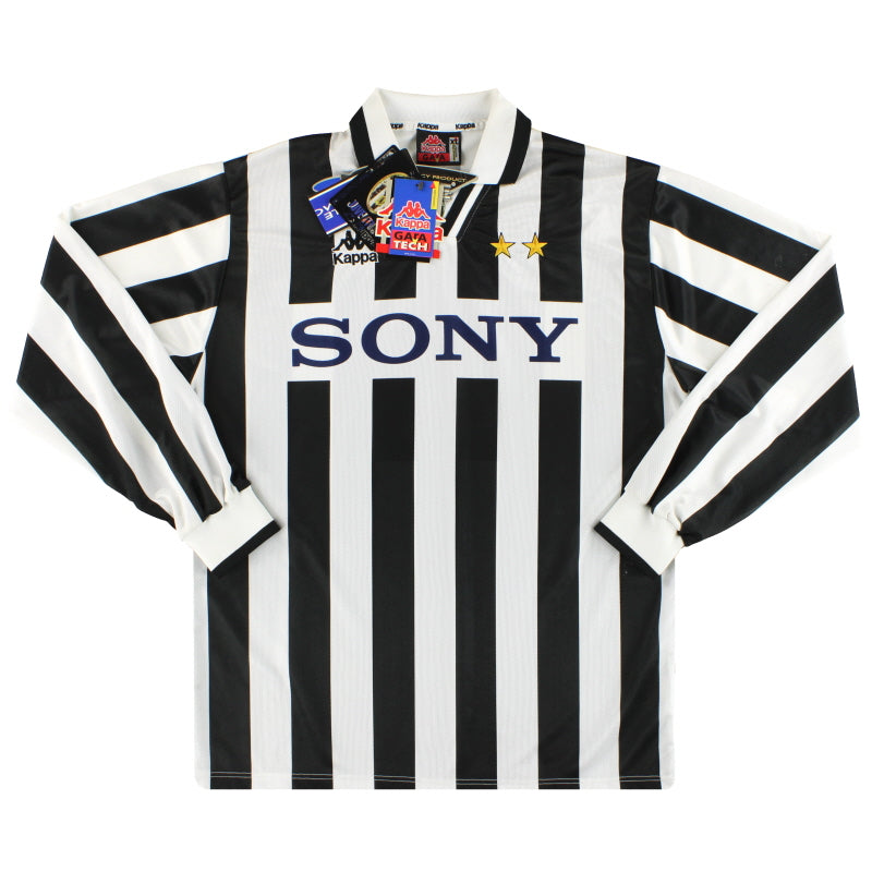 1995-97 Juventus Kappa Home Shirt L/S #9 *w/tags* XL Football Shirt