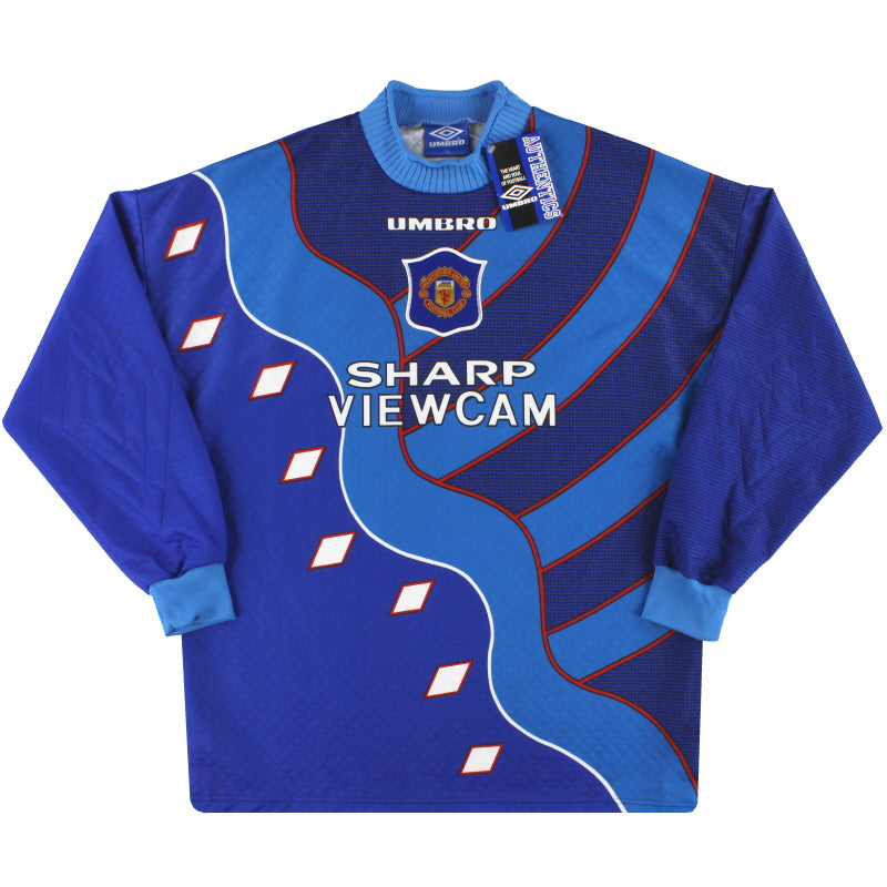 1995-97 Manchester United Umbro Goalkeeper Shirt *w/tags* XL Football Shirt