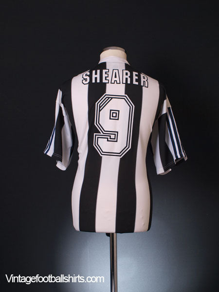 1995-97 Newcastle Home Shirt Shearer #9 L Football Shirt