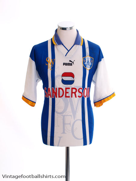 1995-97 Sheffield Wednesday Home Shirt L Football Shirt