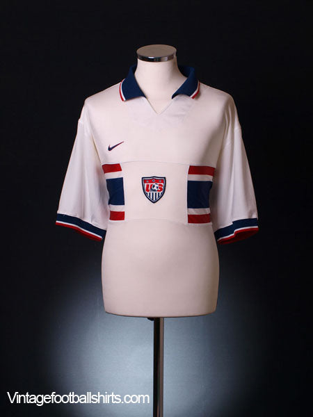 1995-98 USA Home Shirt L Football Shirt