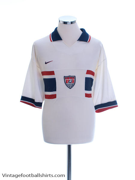 1995-98 USA Home Shirt L Football Shirt