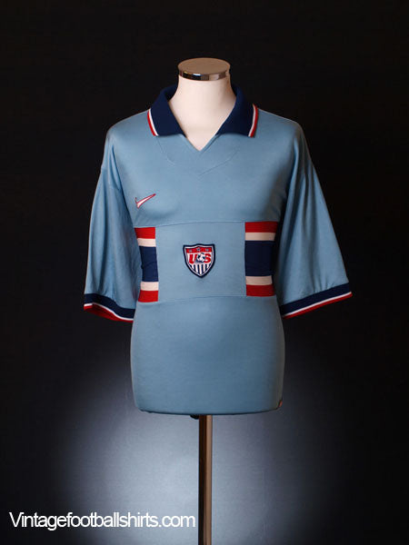 1995 USA Away Shirt L Football Shirt