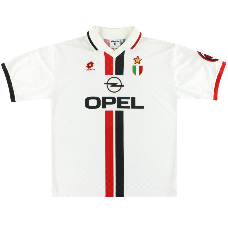 1996-97 AC Milan Lotto Away Shirt XXL Football Shirt