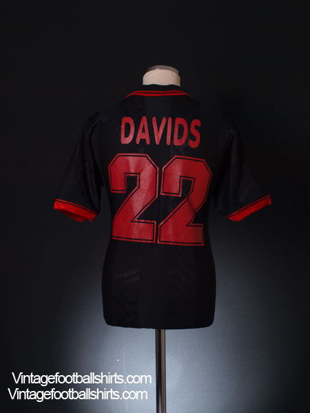 1996-97 AC Milan Third Shirt Davids #22 M Football Shirt