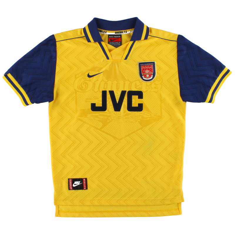 1996-97 Arsenal Nike Away Shirt M.Boys Football Shirt