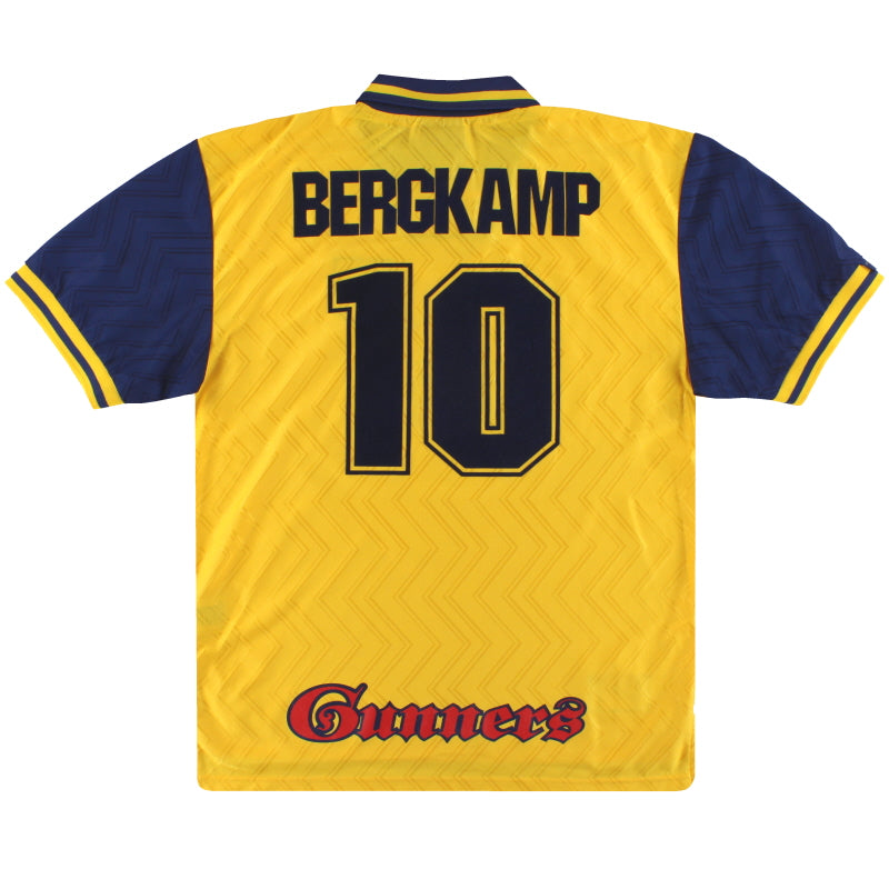1996-97 Arsenal Nike Away Shirt Bergkamp #10 XL Football Shirt