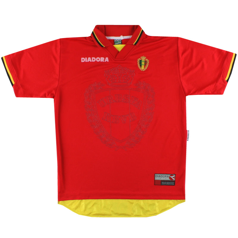 1996-97 Belgium Diadora Home Shirt XL Football Shirt