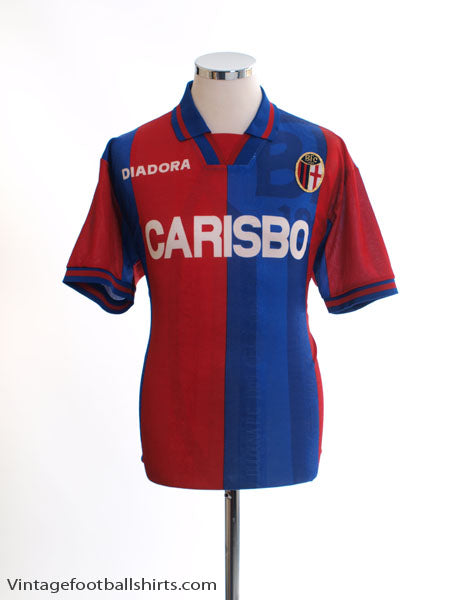 1996-97 Bologna Home Shirt L Football Shirt