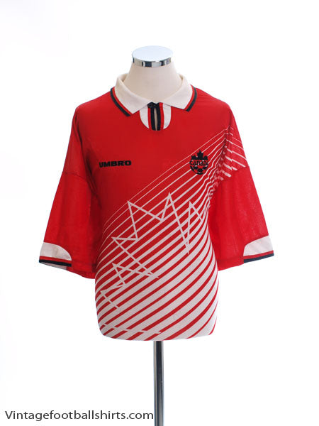 1996-97 Canada Home Shirt *Mint* XL Football Shirt