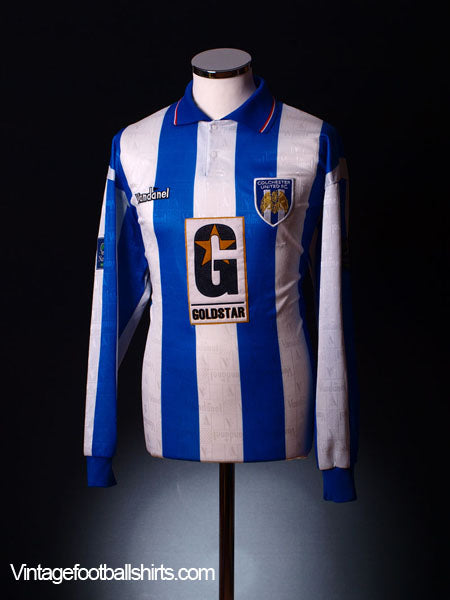1996-97 Colchester United Match Worn Shirt #8 (Gregory) XL Football Shirt