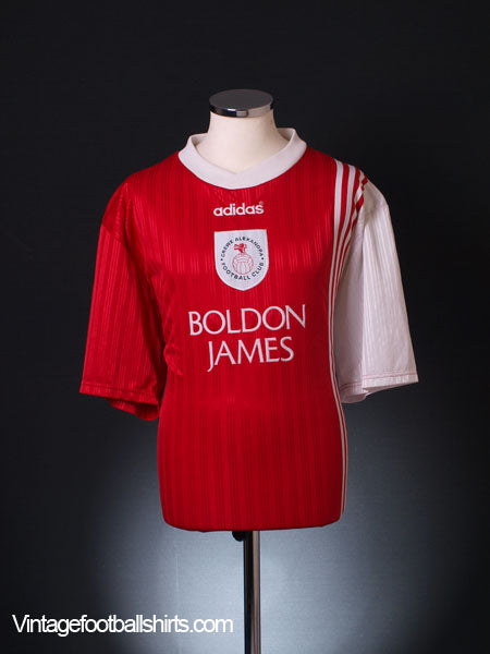 1996-97 Crewe Alexandra Home Shirt XL Football Shirt