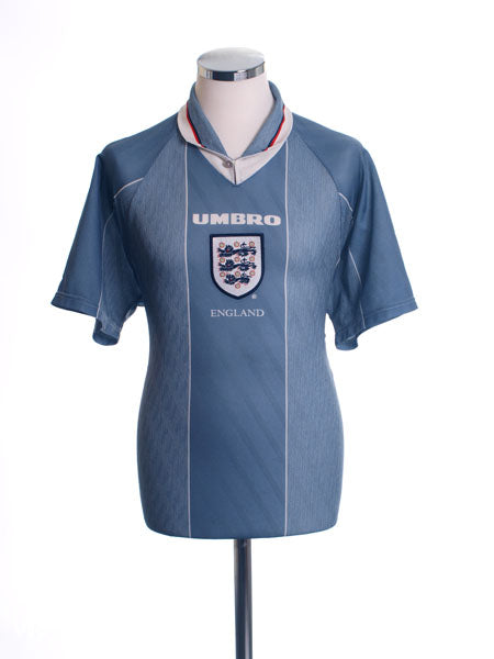 1996-97 England Away Shirt M Football Shirt