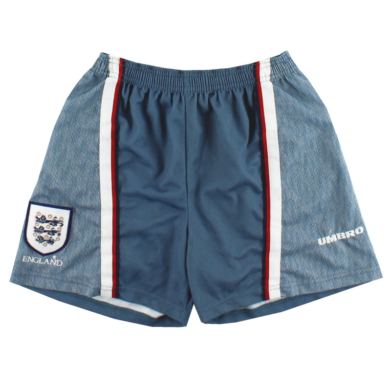 1996-97 England Umbro Away Shorts S Football Shorts