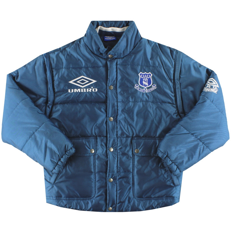1996-97 Everton Umbro Bubble Jacket *As New* M Jacket