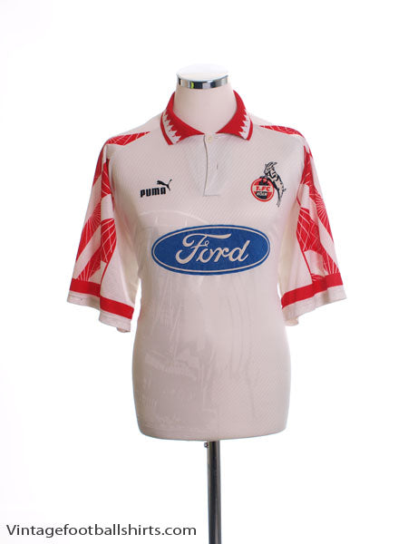 1996-97 FC Koln Home Shirt L Football Shirt