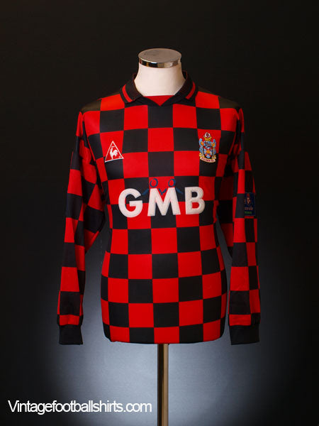 1996-97 Fulham Player Issue Away Shirt L/S L Football Shirt