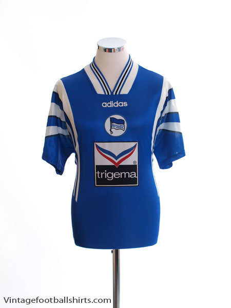 1996-97 Hertha Berlin Home Shirt L Football Shirt