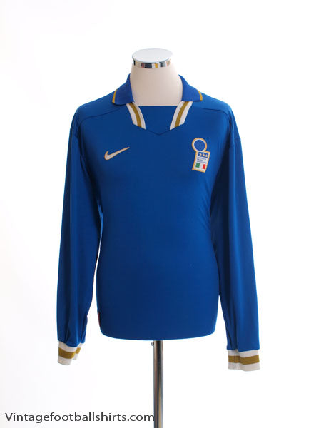 1996-97 Italy Home Shirt L/S XL Football Shirt