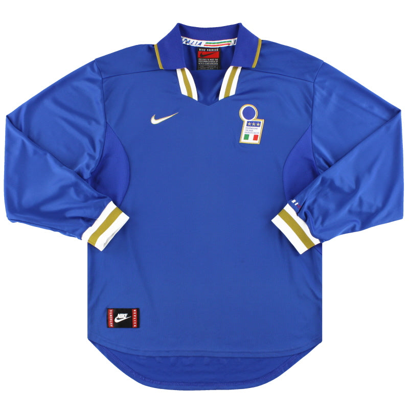 1996-97 Italy Nike Home Shirt L/S L Football Shirt