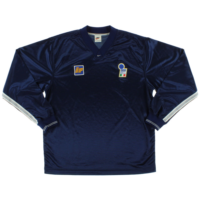 1996-97 Italy Nike Player Issue Training Shirt L/S L Training Shirt
