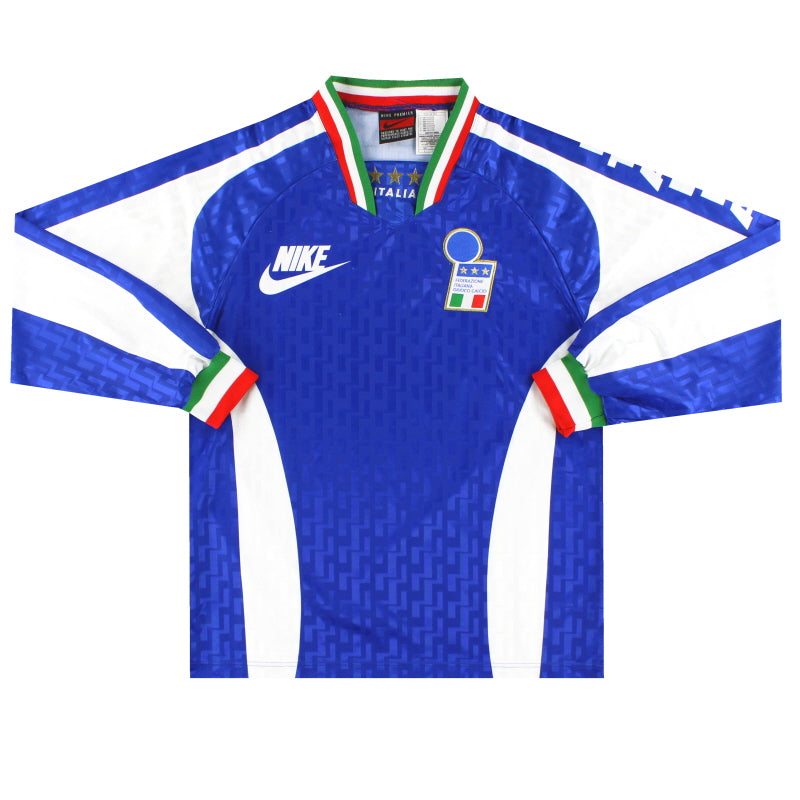 1996-97 Italy Nike Training Shirt L/S L Training Shirt