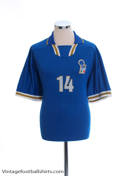 1996-97 Italy Player Issue Home Shirt #14 XL Football Shirt