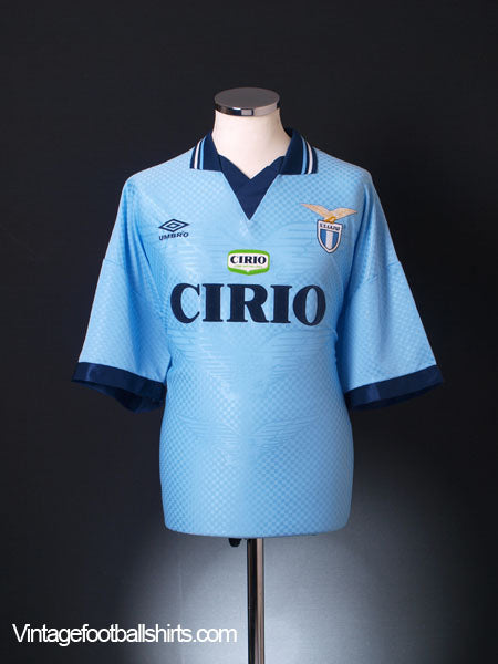 1996-97 Lazio Home Shirt *Mint* XXL Football Shirt