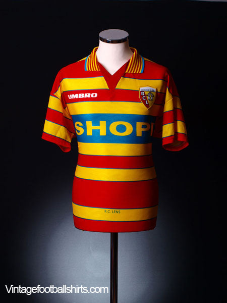 1996-97 Lens Home Shirt L Football Shirt