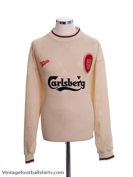 1996-97 Liverpool Away Shirt L/S XL Football Shirt