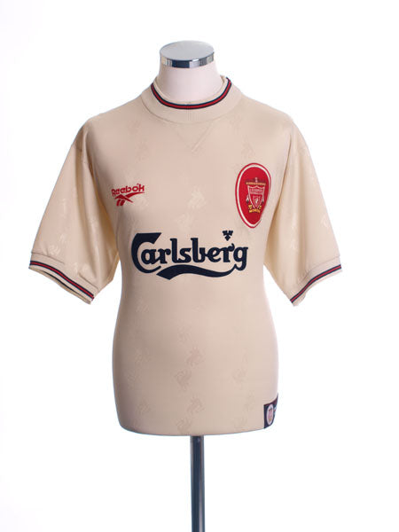 1996-97 Liverpool Away Shirt M Football Shirt