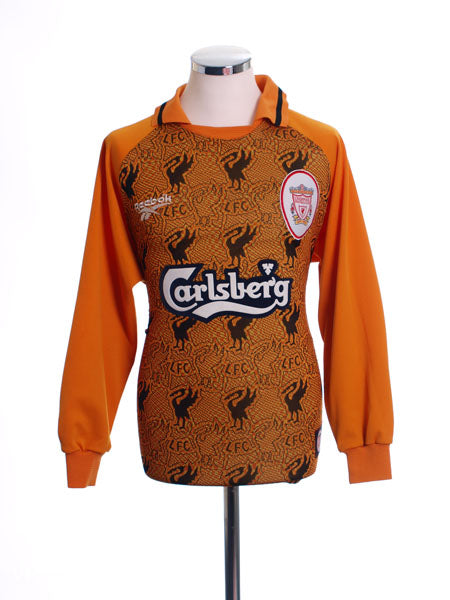 1996-97 Liverpool Goalkeeper Shirt M Football Shirt