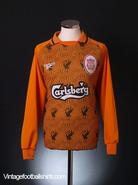1996-97 Liverpool Goalkeeper Shirt M Football Shirt