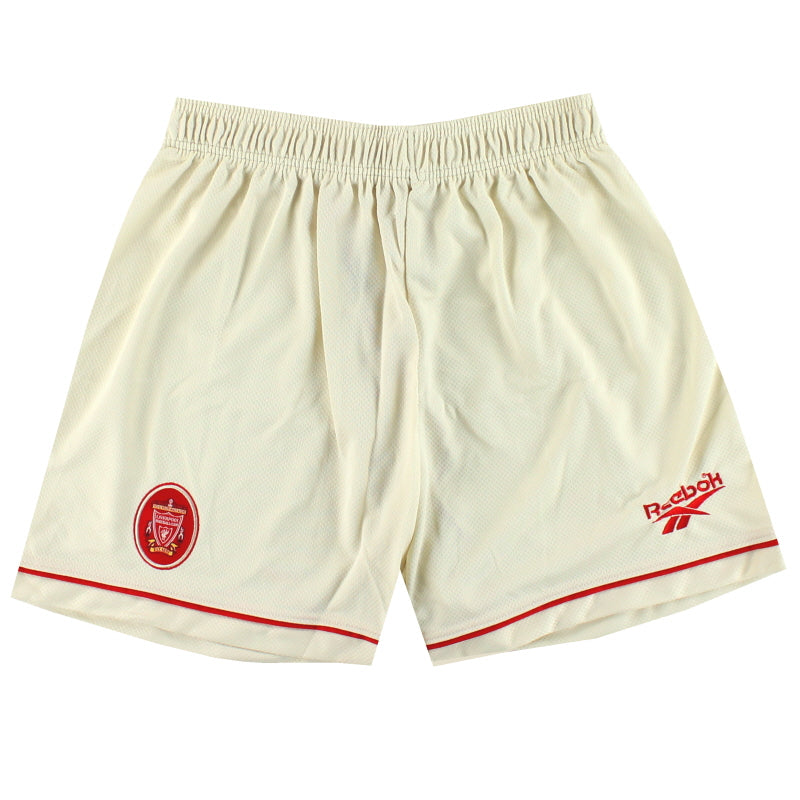 1996-97 Liverpool Reebok Away Shorts *As New* XL Football Shorts