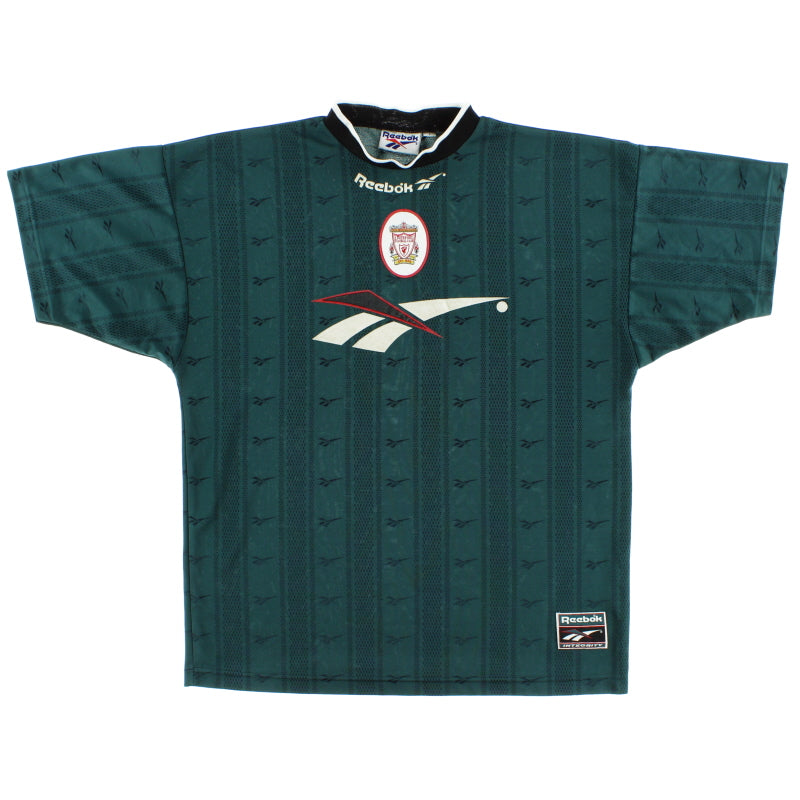 1996-97 Liverpool Reebok Training Shirt L Training Shirt