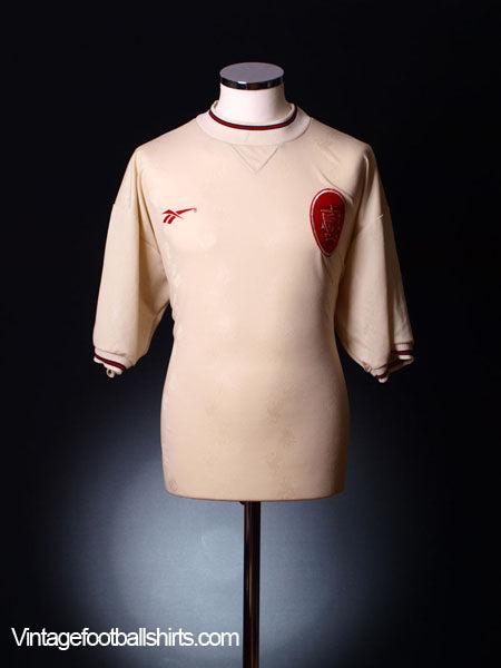 1996-97 Liverpool UEFA Cup Winners Cup Match Issue Shirt (vs. PSG or Brann) Kennedy #19 XL Football Shirt