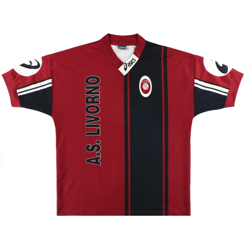 1996-97 Livorno Asics Training Shirt XL Training Shirt